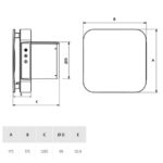 Extracteur d’air HT hygrostat minuterie, IP45, vue complémentaire 1