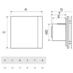 Extracteur d'air salle de bains silencieux 175 m³/h CRZ – Image 2