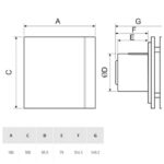Extracteur d'air silencieux salle de bains hygroréglable – Image 2