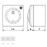 Régulateur électronique de tension 2,5 A, finition blanc, vue complémentaire 1