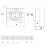 Ventilateur de salle de bain 300 m³/h avec clapet Z 5210207600 – Image 2