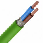 Câble de commande blindé LS0H vert 2x1,5 mm² LIHCH, configuration visible, vue complémentaire 1