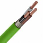 Câble de commande blindé LIHCH LS0H vert 3x1 mm², configuration visible, vue complémentaire 1
