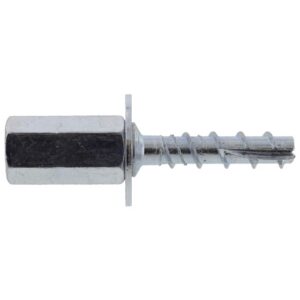 Détails visibles de Vis béton Tapcon M8/M10 6x55 avec tige filetée pour Boîtes d’encastrement pour béton