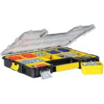 Boîte à compartiments étanche peu profonde, configuration visible, vue complémentaire 3