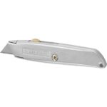 Couteau rétractable métal 155 mm avec 3 lames 1-10-099 – Image 4