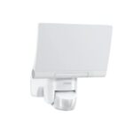 Projecteur LED extérieur détecteur PIR blanc IP44, configuration visible, vue complémentaire 1