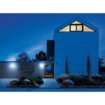 Projecteur LED extérieur avec détecteur PIR noir, dimensions 161 x 180 x 218 mm, vue complémentaire 2