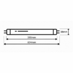 Tube UV-A actinique T12 G13 40W 600 mm BL368 piège insectes, configuration visible, vue complémentaire 4