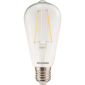 Détails visibles de Ampoule LED filament ST64 E27 4,5W 470lm transparente pour Ampoules LED