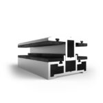 Kit pince centrale large pour panneau solaire 3-8 mm, en aluminium, vue complémentaire 1