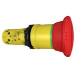 Schneider Automation - Arrêt d'urgence Ø 22 - rouge - tête bombée Ø 40 mm -tourner pour déclencher-1 NC - XB7NS8442 – Image 10