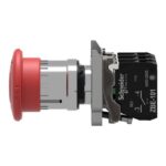Bouton d'arrêt d'urgence rouge Ø40 à déverrouillage rotatif – Image 6