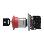 Bouton d'arrêt d'urgence rouge à clé Ø40 Ø22 XB4BS9445 – Image 5
