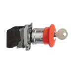 Bouton d'arrêt d'urgence rouge à clé Ø40 Ø22 XB4BS9445 – Image 6