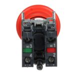 Arrêt d'urgence coup-de-poing rouge pousser-tirer XB4BT845 – Image 2