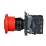Arrêt d'urgence coup-de-poing rouge pousser-tirer XB4BT845 – Image 4