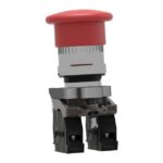 Arrêt d'urgence coup-de-poing rouge pousser-tirer XB4BT845 – Image 6