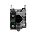 Bouton poussoir blanc affleurant 1NO à vis XB4BA11 – Image 4