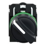 Sélecteur rotatif noir 2 positions 22 mm, IP67/IP69K, vue complémentaire 3