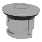 Bouchon obturateur rond chromé Ø22 mm ZB4SZ3 – Image 2