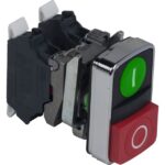Bouton-poussoir double vert rouge Ø22 24V XB4BL73415 – Image 8