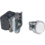 Bouton-poussoir lumineux blanc affleurant 24 V XB4BW31B5 – Image 5