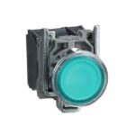 Bouton-poussoir lumineux vert affleurant 24V XB4BW33B5 – Image 8