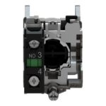 Bouton-poussoir noir affleurant Ø22 1NO XB4BA21 – Image 4