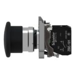 Bouton-poussoir coup-de-poing noir Ø22 Ø40, IP66, vue complémentaire 4