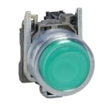 Bouton-poussoir vert à impulsion Ø22 1F XB4BP31 – Image 2