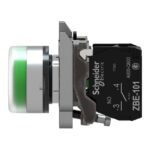 Bouton-poussoir vert à impulsion Ø22 1F XB4BP31 – Image 6
