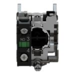 Bouton-poussoir vert affleurant Ø22 1F impulsion XB4BA31 – Image 5