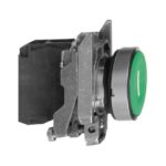 Bouton-poussoir vert affleurant Ø22 1F XB4BA3311 – Image 2