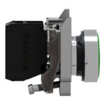 Bouton-poussoir vert affleurant Ø22 1F XB4BA3311 – Image 5