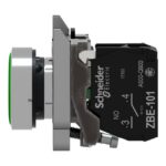 Bouton-poussoir vert affleurant Ø22 1F XB4BA3311 – Image 7