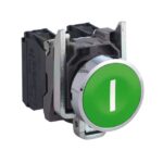 Bouton-poussoir vert affleurant Ø22 1F XB4BA3311 – Image 8