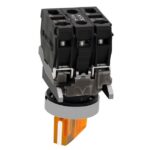 Bouton tournant lumineux jaune 2 positions 24V XB4BK125B5 – Image 5