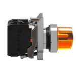 Bouton tournant lumineux jaune 2 positions 24V XB4BK125B5 – Image 6