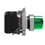 Sélecteur lumineux vert 2 positions 24V Ø22 XB4BK123B5 – Image 4