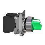 Sélecteur lumineux vert 2 positions 24V Ø22 XB4BK123B5 – Image 6