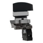 Bouton tournant à crosse noir 2 positions Ø22 1F XB4BJ21 – Image 6