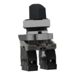 Bouton sélecteur noir à crosse 3 positions Ø22 XB4BJ33 – Image 7