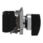Bouton tournant noir à crosse 3 positions 2F, IP67/IP69K, vue complémentaire 4