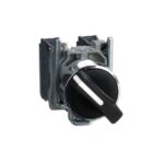 Bouton tournant noir à manette 2 positions XB4BD25 – Image 2