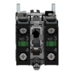 Bouton tournant noir à manette 3 positions 2F, IP67/IP69K, vue complémentaire 3