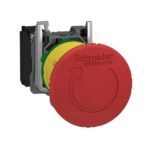 Bouton d'arrêt d'urgence rouge à verrouillage XB4BS8442 – Image 3