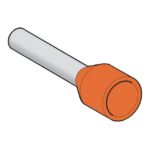 Embout de câblage moyen 4 mm² orange DZ5CE042 – Image 2