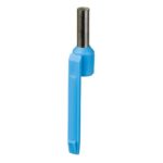 Embout de câblage porte-repères 0,75 mm² bleu, en cuivre, vue complémentaire 2
