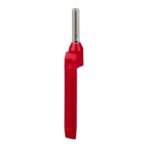 Embout de câblage avec porte-repère 1 mm² rouge, en cuivre, vue complémentaire 2